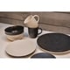 preview thumbnail 2 of 0, Matrix Black Stoneware 18-piece Dinner Set