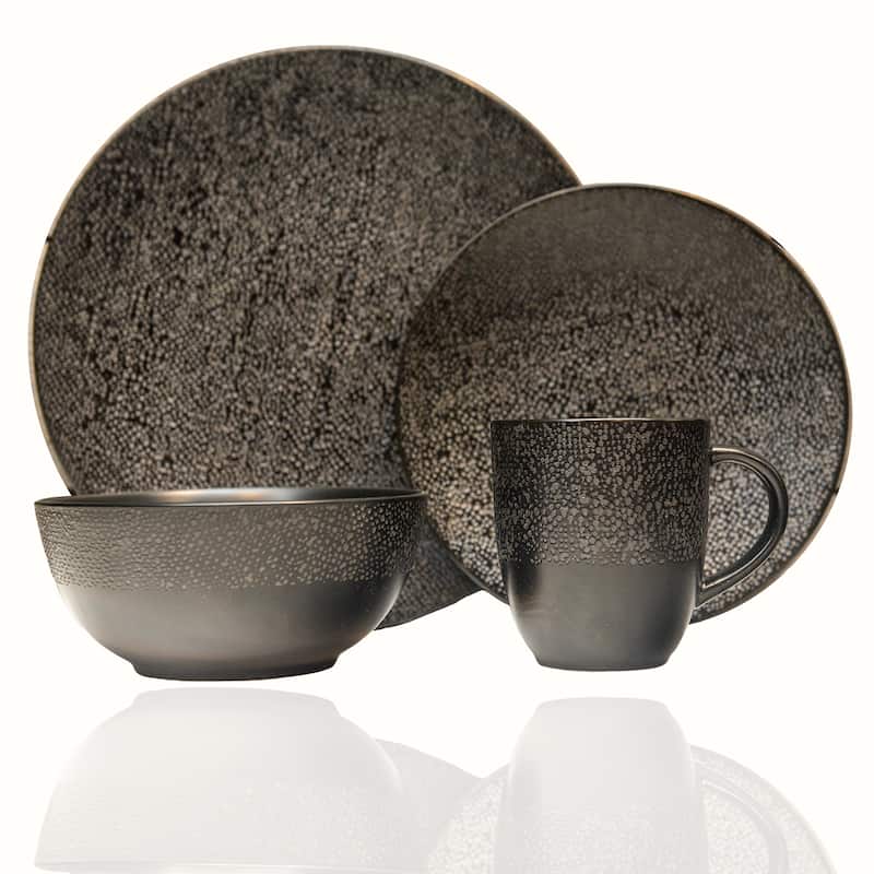 Matrix Black 16Pc Dinner Set
