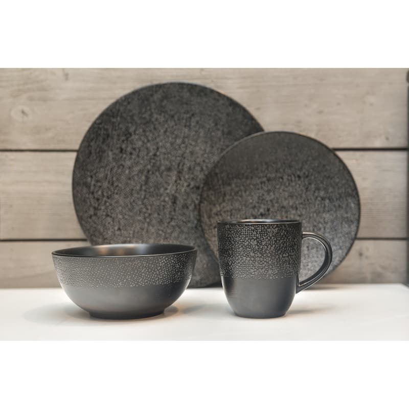 Matrix Black 16Pc Dinner Set