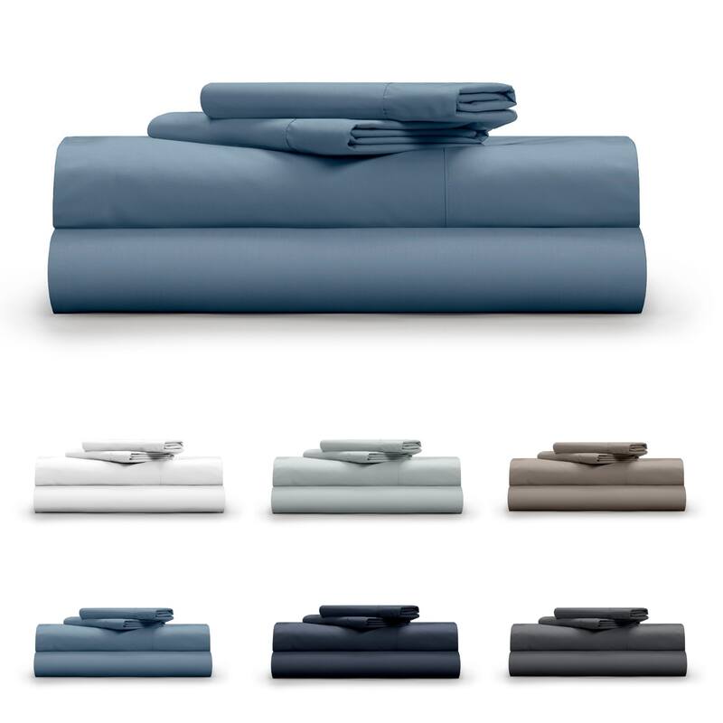 Pillow Guy Cool & Crisp 4-Piece Sheet Set