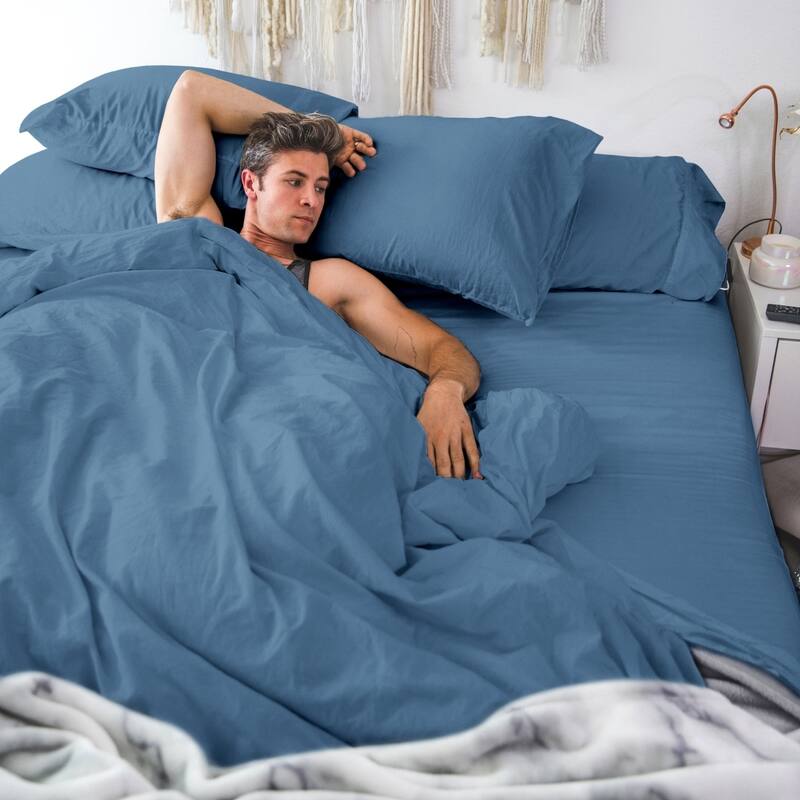 Pillow Guy Cool & Crisp 4-Piece Sheet Set