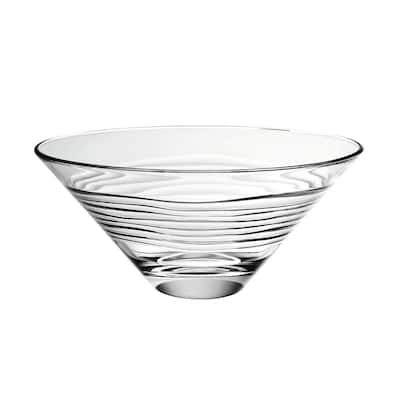 Majestic Gifts European High Quality Glass Bowl-10.25" Length