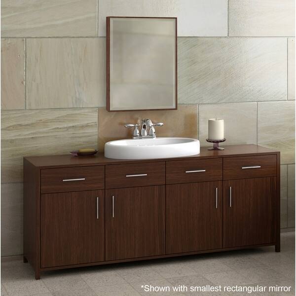 Shop Rhodes Framed Decorative Rectangle Wall Mirror Overstock