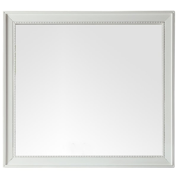 Bristol 44" Rectangular Mirror, Cottage White