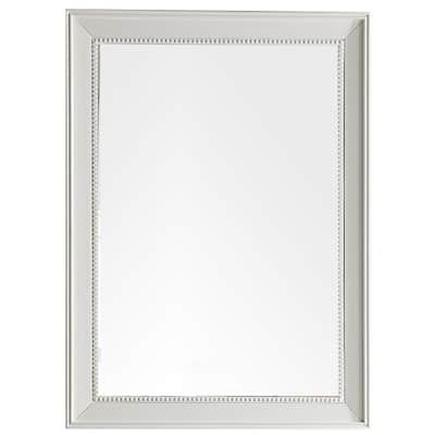 Bristol 29" Rectangular Mirror, Cottage White - A