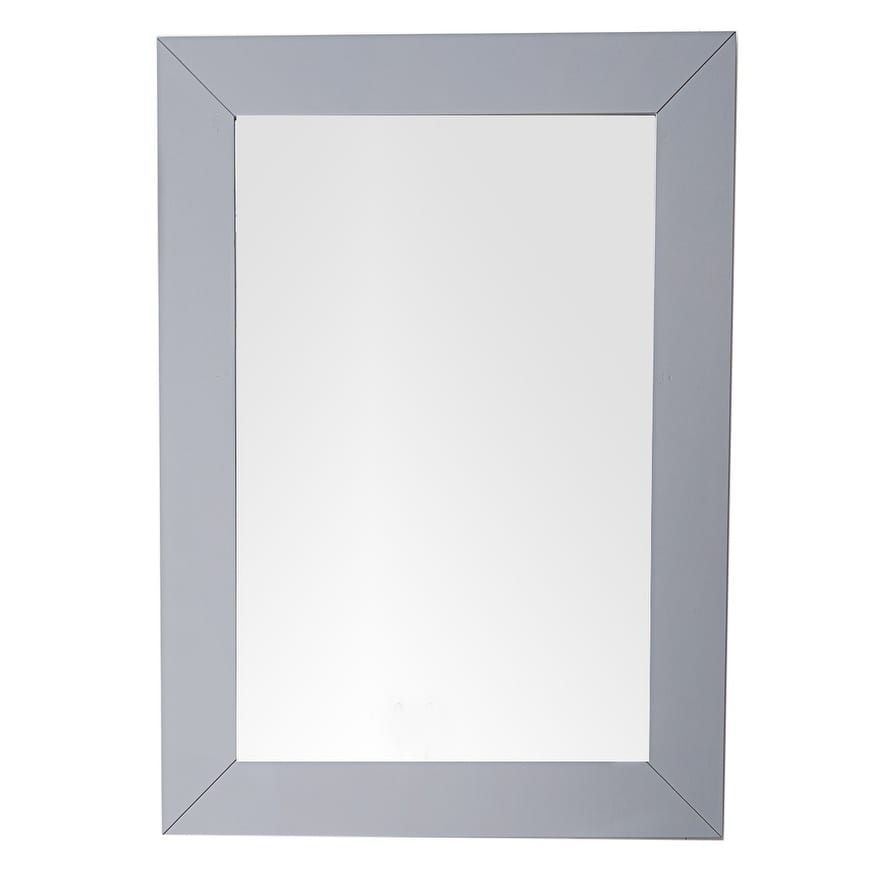 Weston 29" Rectangular Mirror, Silver Gray - Silver Gray - 29"w x 40"h