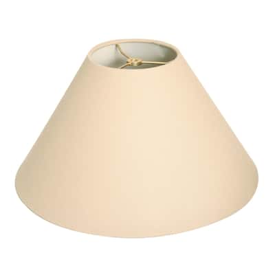 Royal Designs Conical Empire Hardback Lamp Shade, Linen Beige, 4.5 x 12 x 7.5