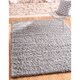 Unique Loom Solid Shag Area Rug - Thumbnail 0