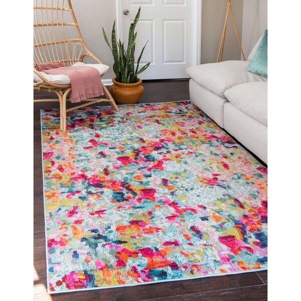 Unique Loom Joyous Chromatic Area Rug - Bed Bath & Beyond - 21119346