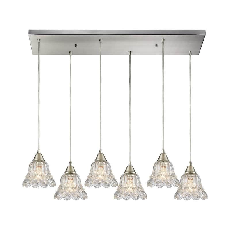 6-Light Rectangle Pendant main image 1