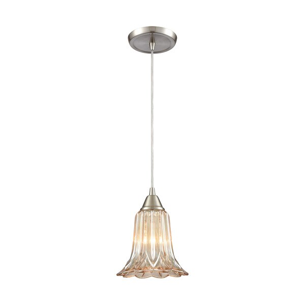 Walton 1-Light Pendant, Satin Nickel