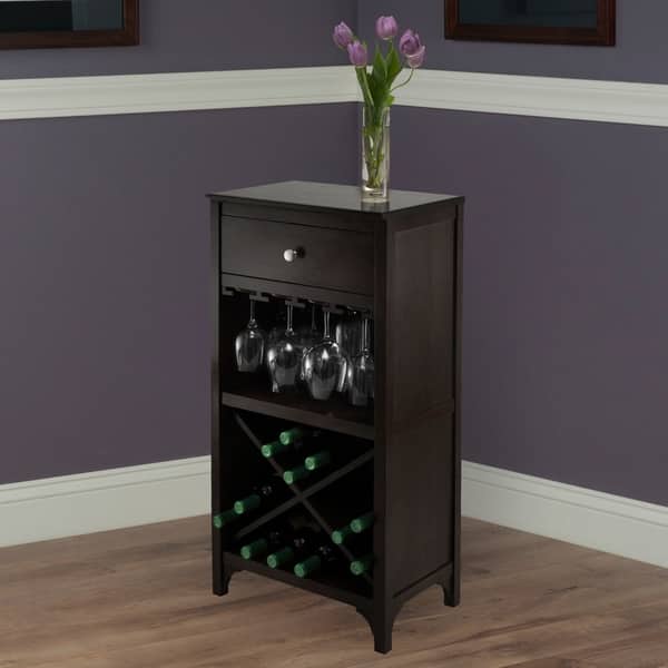 Shop Ancona Modular Wine Cabinet With One Drawer Glass Rack X