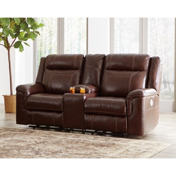 Wyline power outlet reclining sofa