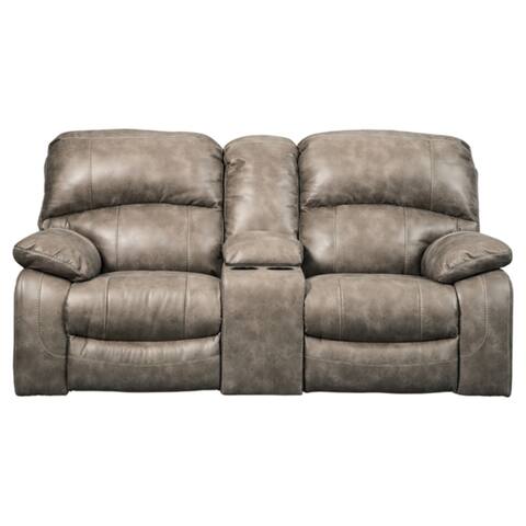 Dunwell Power Reclining Loveseat with Console Driftwood - N/A