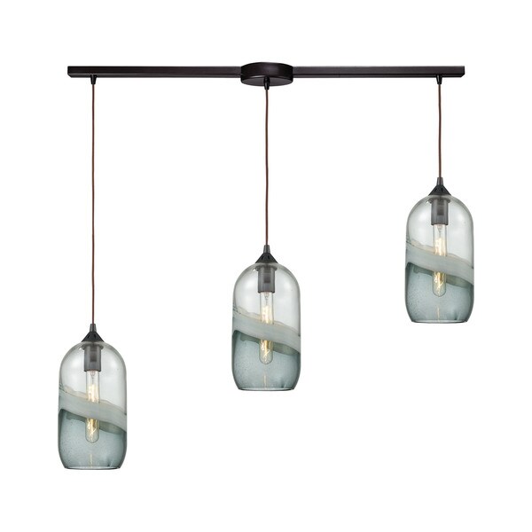 Sutter Creek 3-Light Linear Bar Pendant, Oil Rubbed Bronze