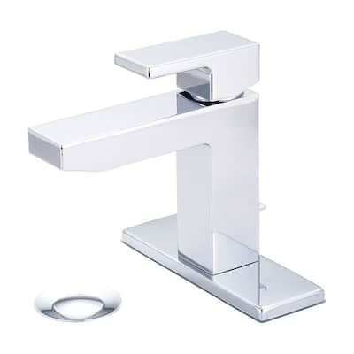 Mod Single Handle Bath Faucet with Deck Plate