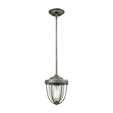 Sturgis 1-Light Pendant, Weathered Zinc