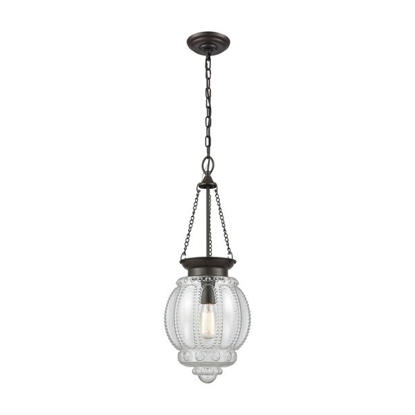 Victoriana 1-Light Pendant, Oil Rubbed Bronze