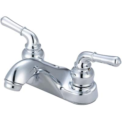 Accent Two Handle Low Arc Bath Faucet without Drain