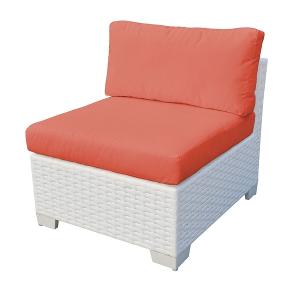 Shop Continental OH0503 Outdoor Patio Armless Wicker Sofa ... Shop Continental OH0503 Outdoor Patio Armless Wicker Sofa ... on Safavieh Outdoor Living Granton 5 Pc Living Set id=71325