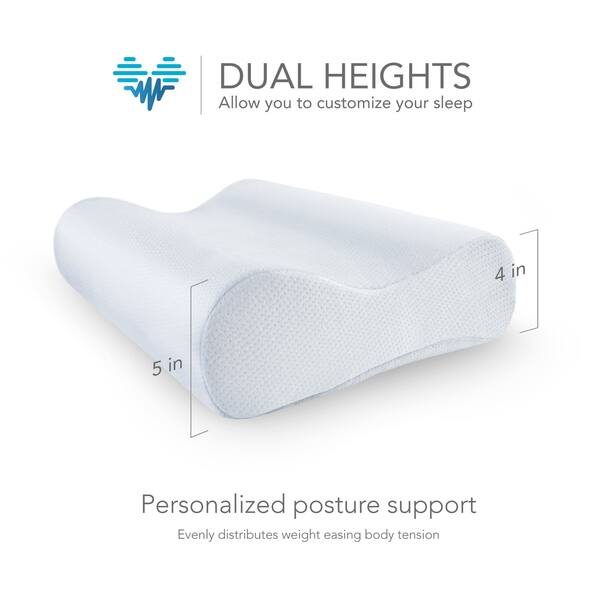 Shop Contour Memory Foam Pillow With Thermoregulating Cooling Gel