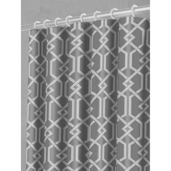Shop Maytex Celtic Fabric Shower Curtain With Attached Roller