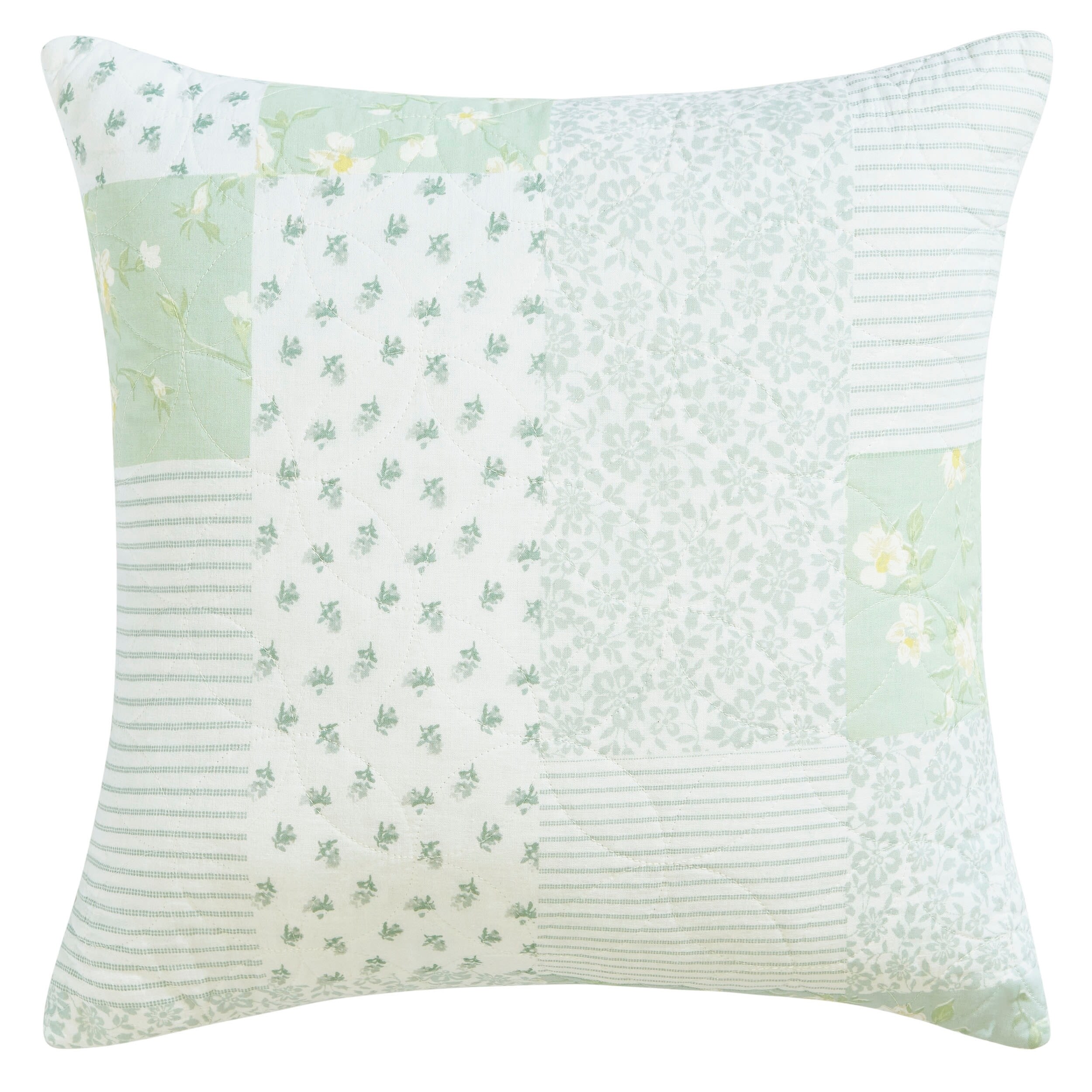 Shop Laura Ashley Rowen Green Throw Pillow Free Shipping On