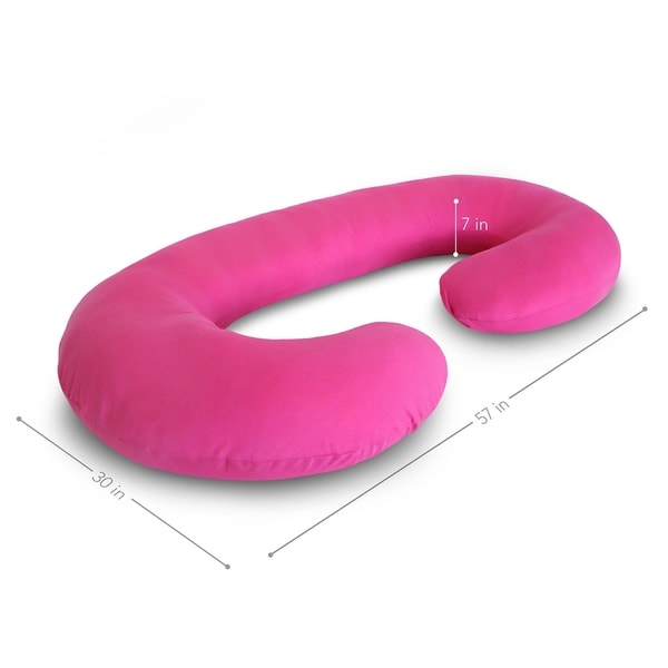 pink pregnancy pillow