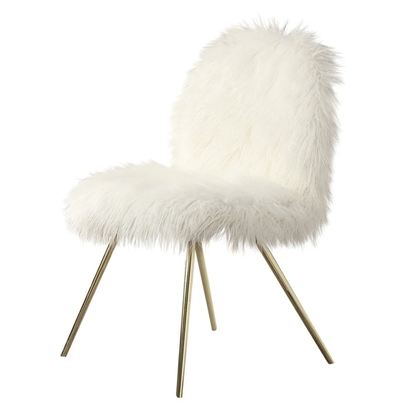 faux fur accent chair cheap