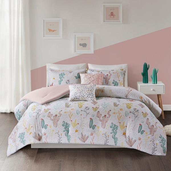 Urban Habitat Kids Cacti Red Multi Cotton Printed Comforter Set