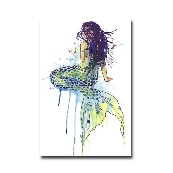 Pink Picasso Kids Mermaid Paint by Number Kit