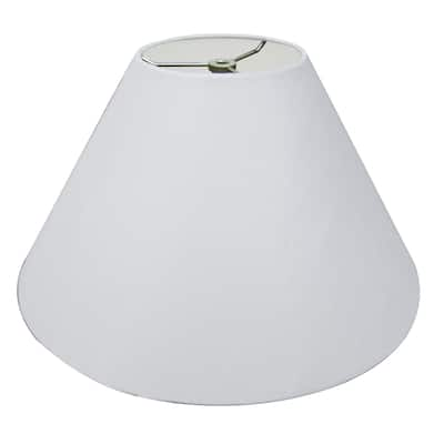 Royal Designs Conical Empire Hardback Lamp Shade, White, 6 x 16 x 10