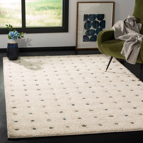 Safavieh Santorini Shag Borbala Abstract Microfiber Rug