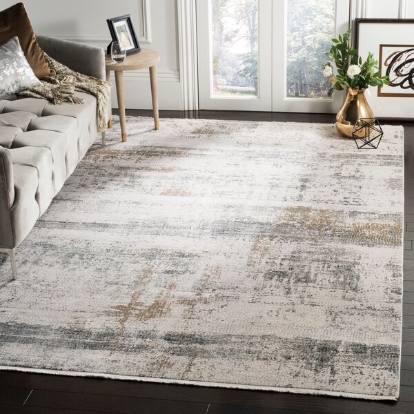 Safavieh Eclipse Danita Vintage Boho Abstract Viscose Rug with Fringe