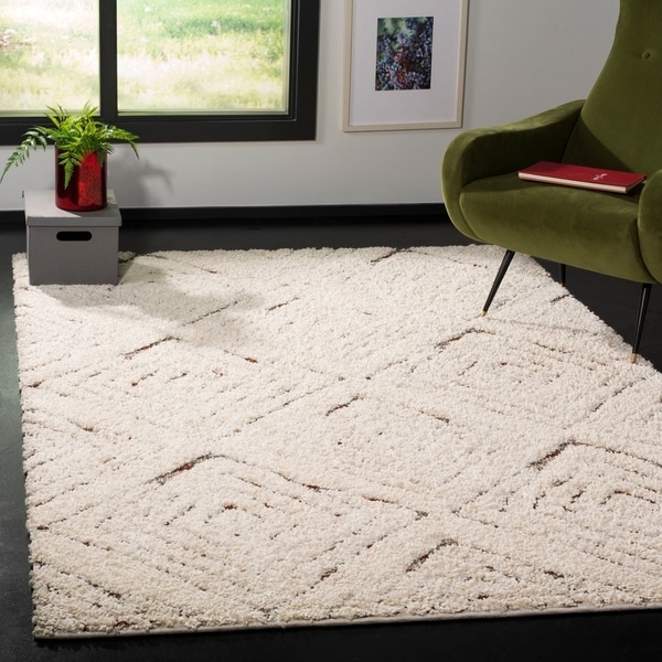 Safavieh Santorini Shag Narin Abstract Microfiber Rug