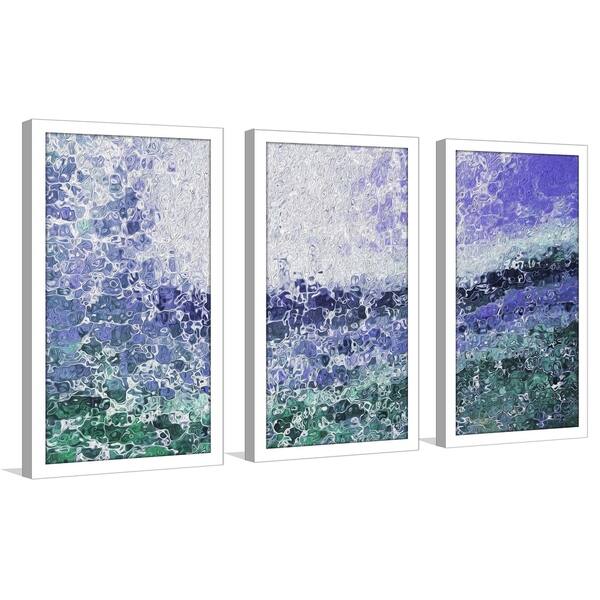 "Shoreline" Framed Acrylic Wall Art Set of 3 - Bed Bath & Beyond - 21130683