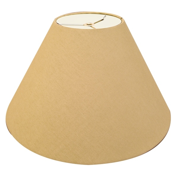 Royal Designs Coolie Empire Hardback Lamp Shade Antique Gold 6 x 18 x 11.5 Beige