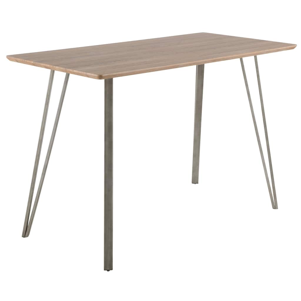 Sedona Industrial Counter Height Dining Table in Wood and Metal