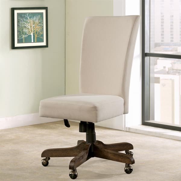 Shop Perspectives Upholstered Back Desk Chair Overstock 21131386