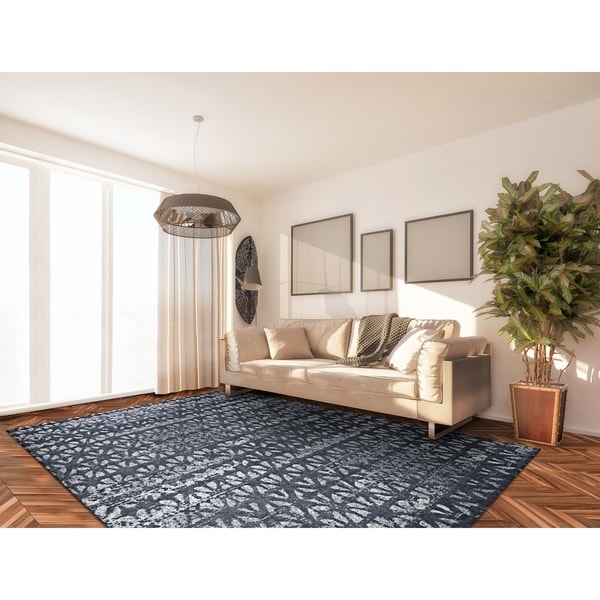 Sundance Beacon Dark Gray Area Rug - 5'3" x 7'6"