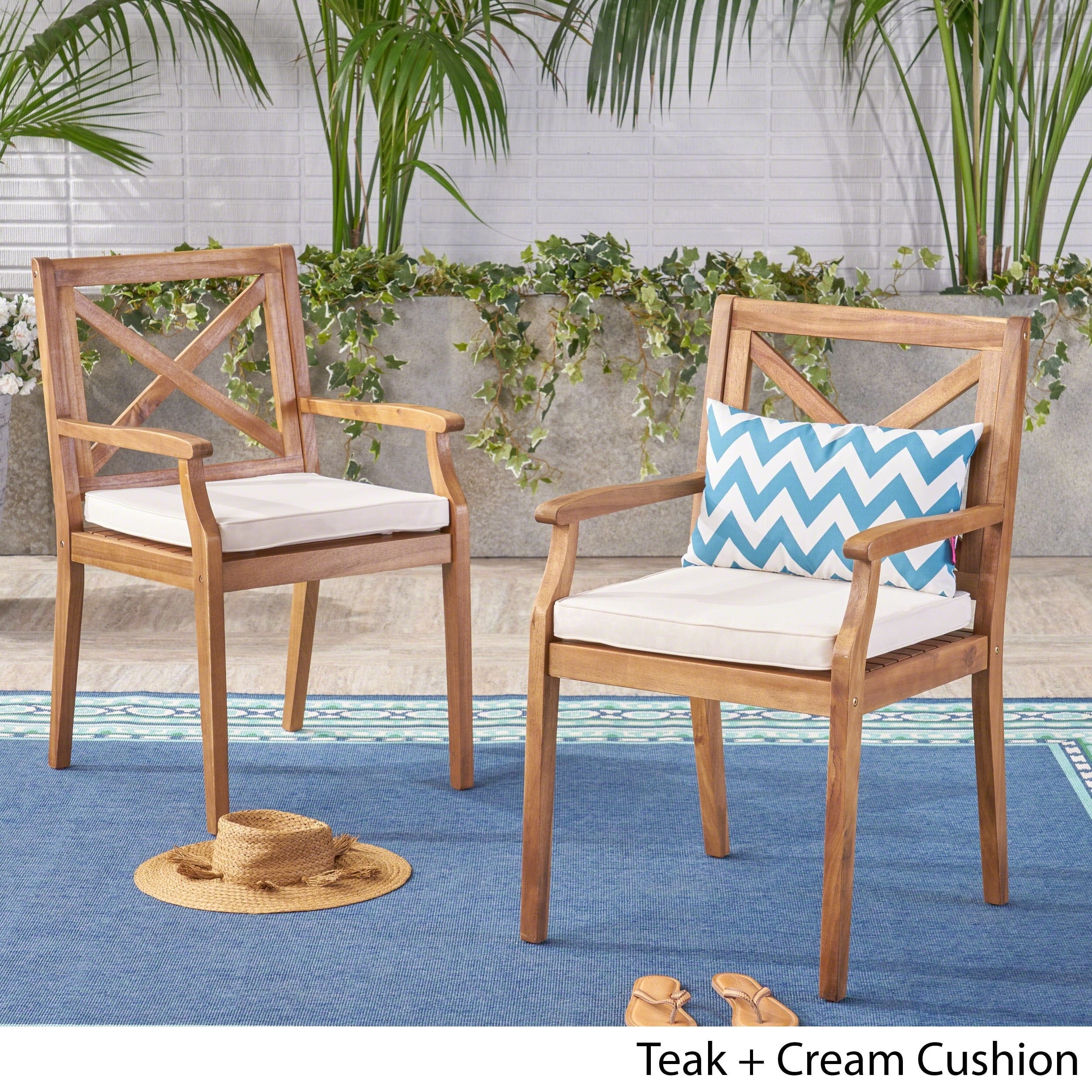 acacia wood dining chairs