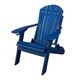 Folding Adirondack Chair w/ Cup Holder and Smart Phone Holder - Thumbnail 40