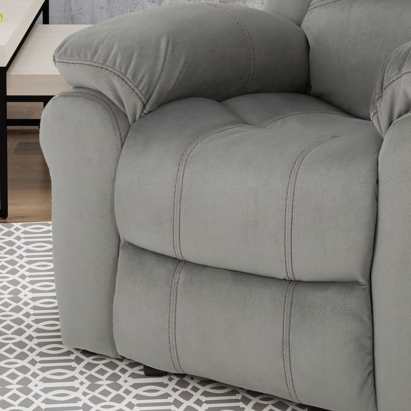 Celestina Bubba Microfiber Gliding Recliner by Christopher Knight Home