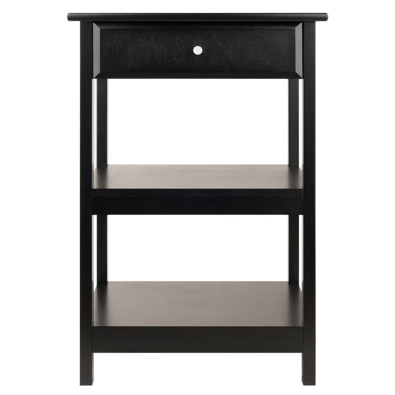 Porch & Den Bertha Black Printer Stand