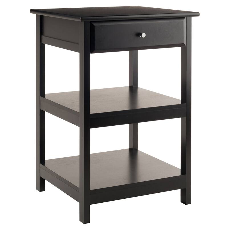 Porch & Den Bertha Black Printer Stand