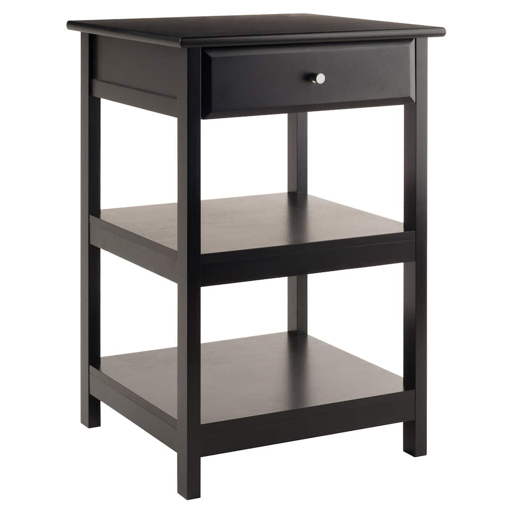 Porch & Den Bertha Black Printer Stand