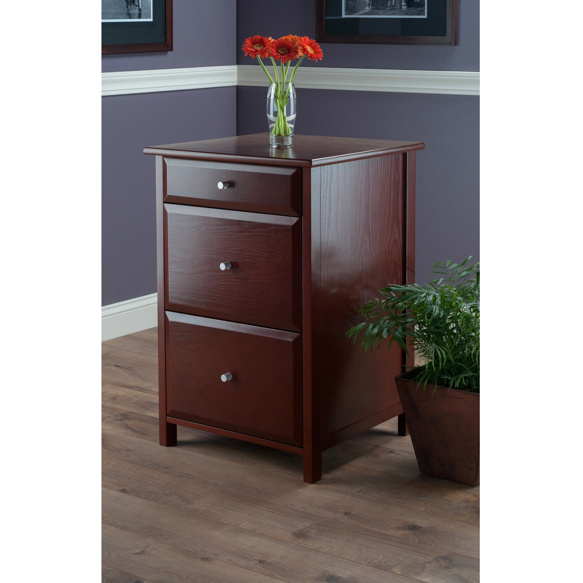 Shop Delta File Cabinet Walnut Overstock 21134175