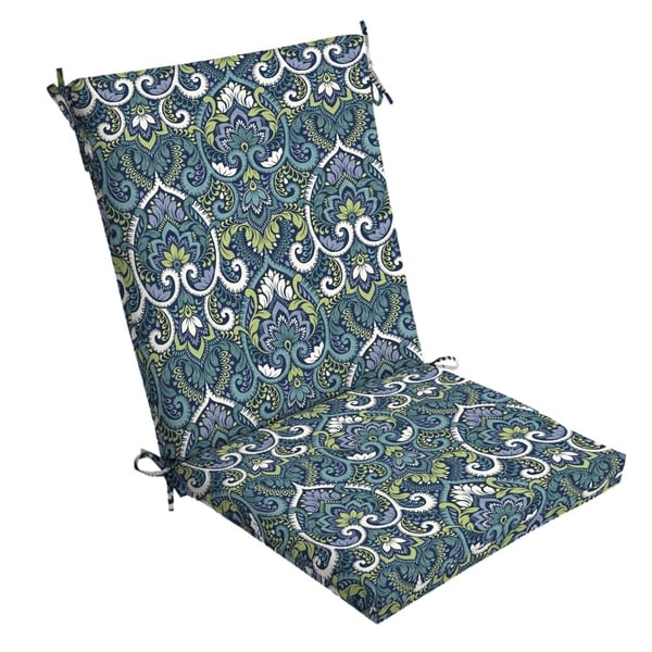 Arden Selections Sapphire Aurora Damask Dining Chair Cushion - 44 in L x 20 in W x 3.5 in H. Opens flyout.