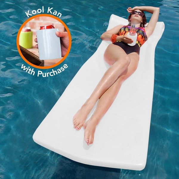 Pool Mate XX-Large Foam Mattress Swimming Pool Float with bonus Kool Kan