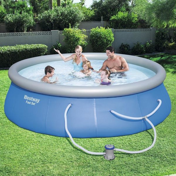 Bestway Fast Set Swimming Pool With 530 Gph Filter Pump 13 Bestway Fast Set Swimming Pool With 530 Gph Filter Pump 13 X 33 Free Shipping Today 21134356